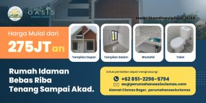 Mau Rumah Strategis di Ciomas? Ini Kesempatan Dapet Harga Cash 275 Juta Aja!